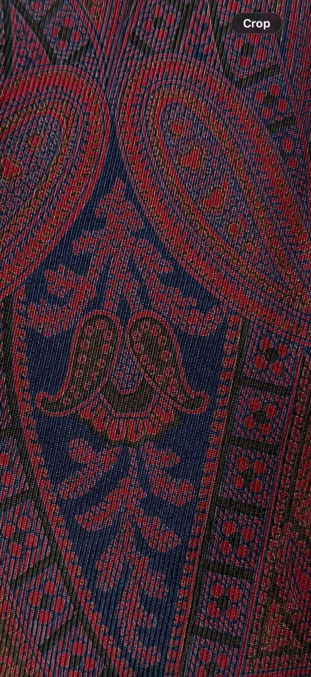 Vintage Fumagalli's Pure Silk Paisley Tie | Made in Spain Fall Event